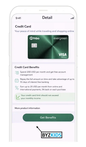 Evergreen App app screen