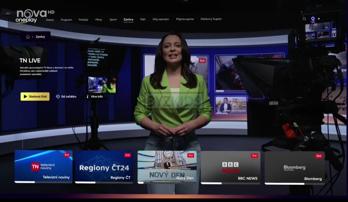 Oneplay app screen