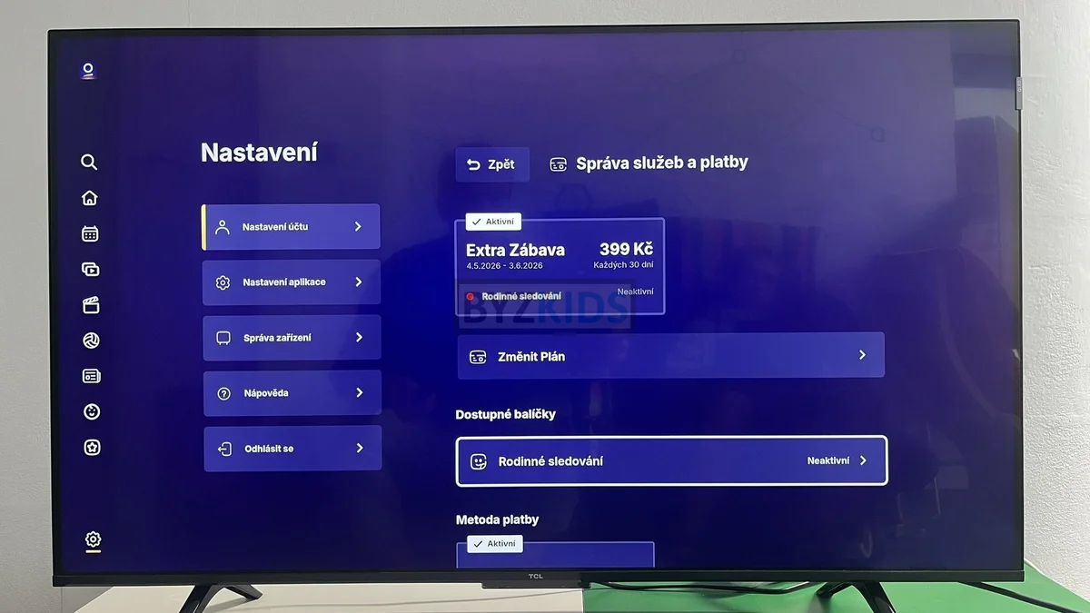 Oneplay app screen