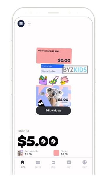 Kit app screen