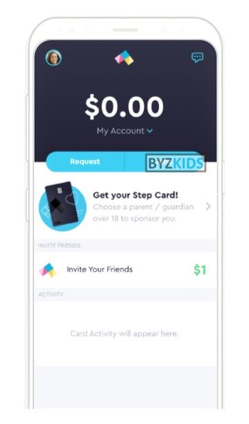 Step app screen