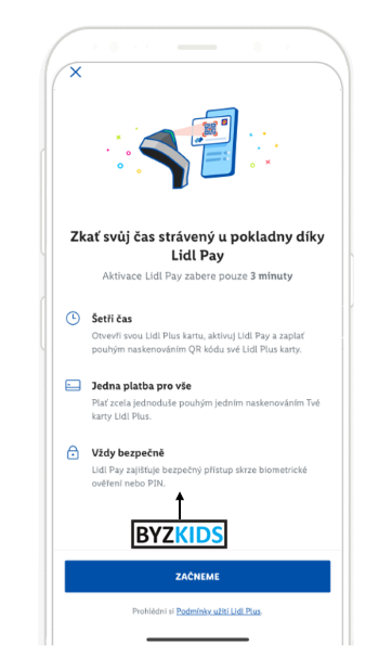 Lidl Plus app screen