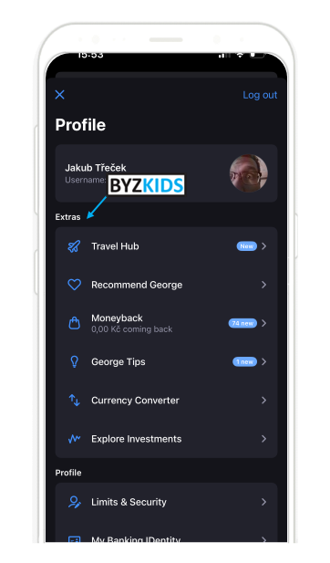 George app screen