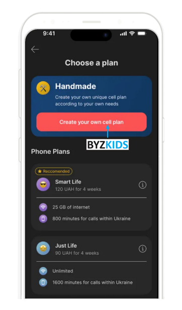 Monobank app screen