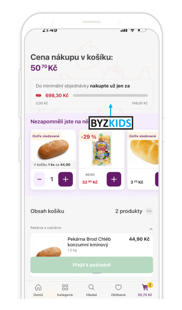 Košík CZK