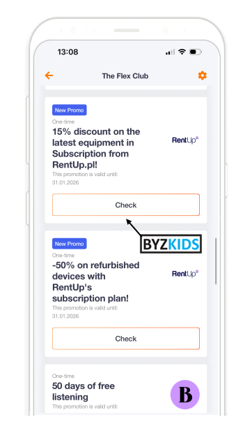 Orange Flex: Phone rental in telco app