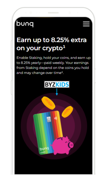 Bunq: Round up transactions to investments
