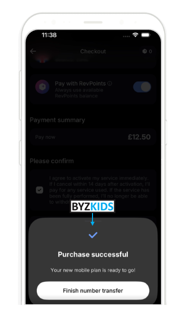 Revolut: Simplified onboarding, screen 7 of 9