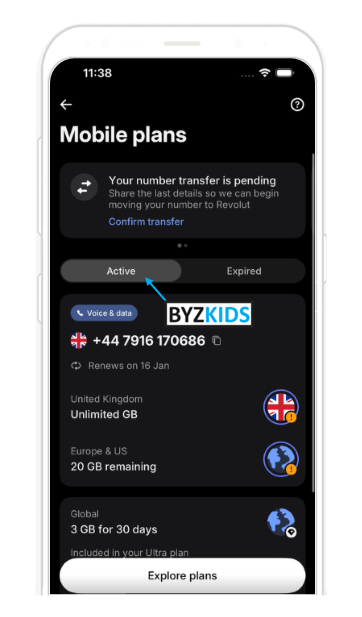 Revolut: Simplified onboarding, screen 9 of 9