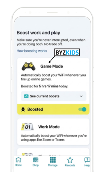 EE: WiFi boosting modes for user activities, screen 3 of 3