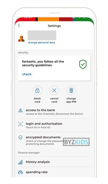 mBank: Security checker showing banking safety rules compliance