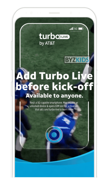 AT&T app screen