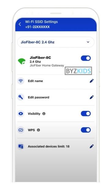 My Jio app screen