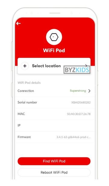 Virgin app screen