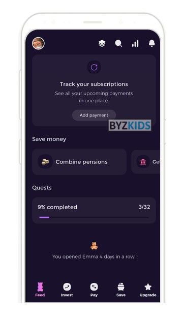 Emma app screen