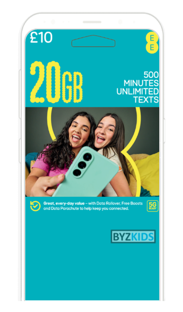 EE app screen