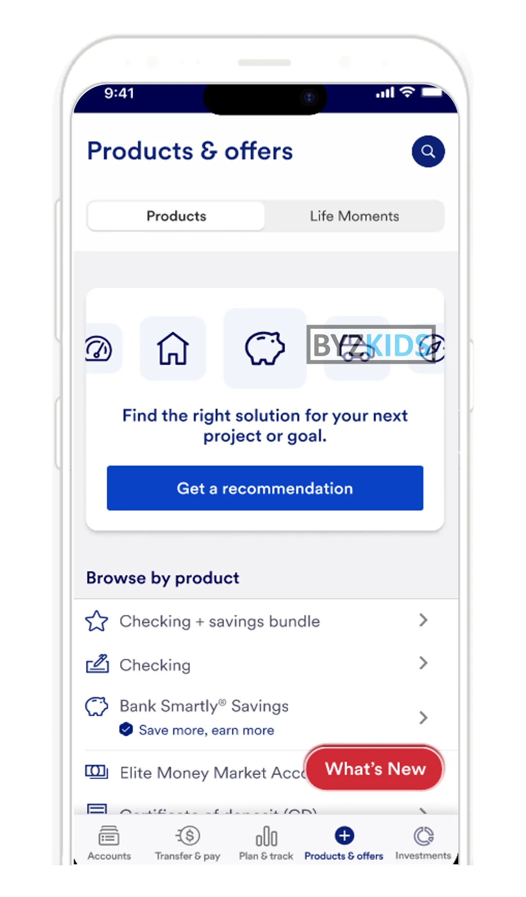 U.S. Bank Mobile app screen