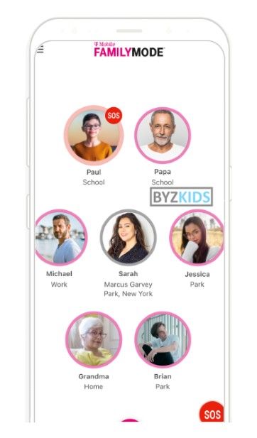 FamilyMode app screen