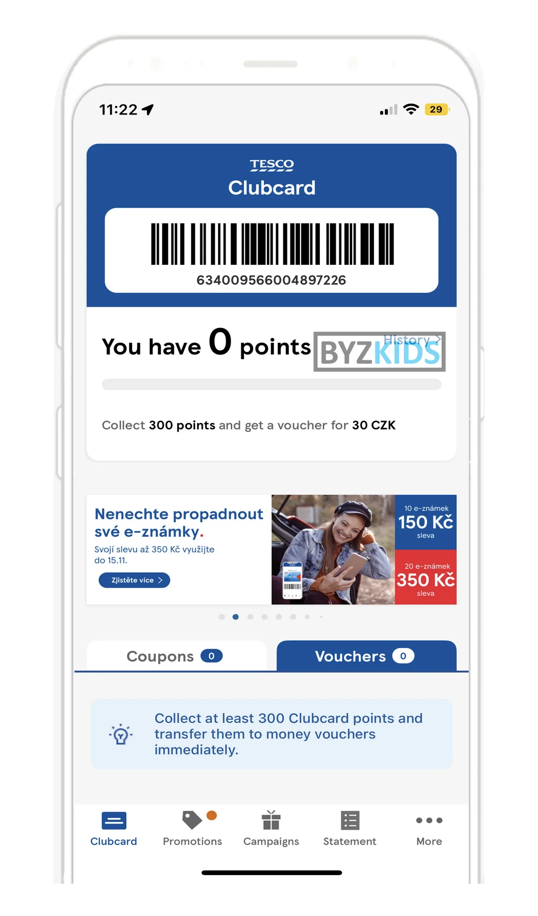 Tesco App app screen