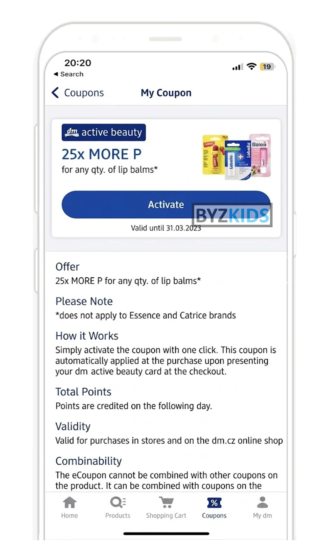 dm App app screen