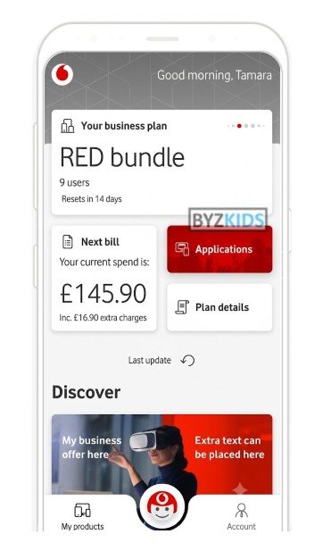 Vodafone Business: At-a-glance fleet cost and plan dashboard