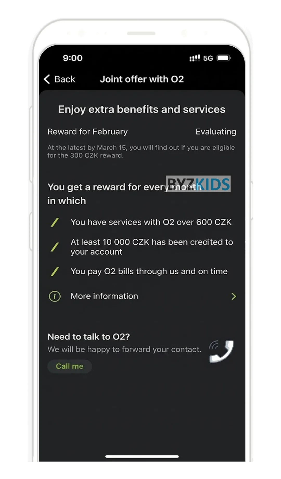 Air Bank app screen