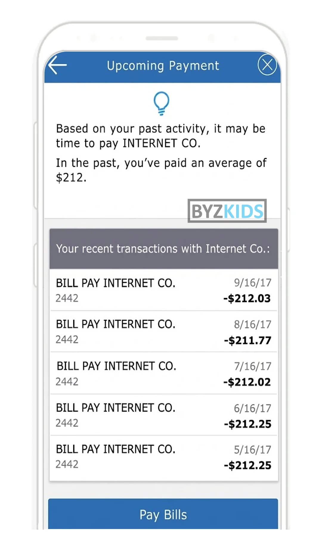 Wells Fargo Mobile app screen