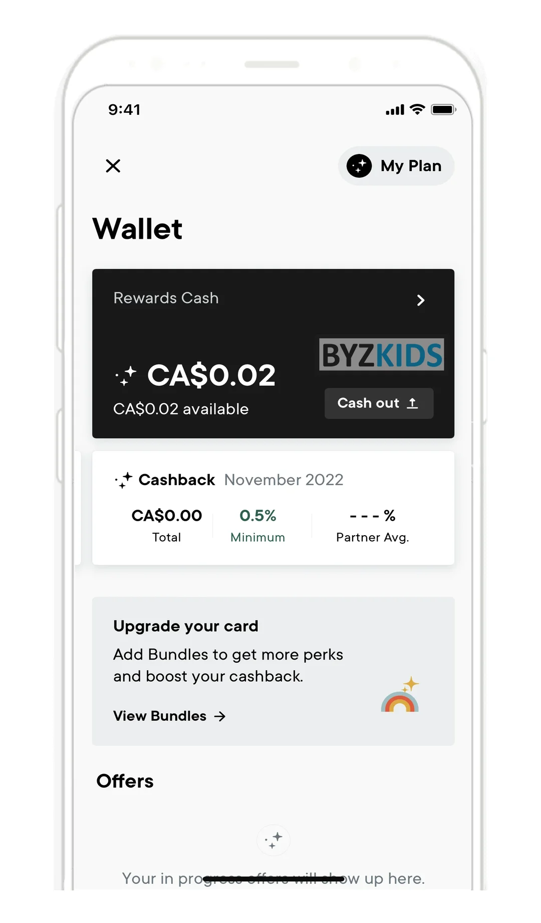Neo Financial app screen