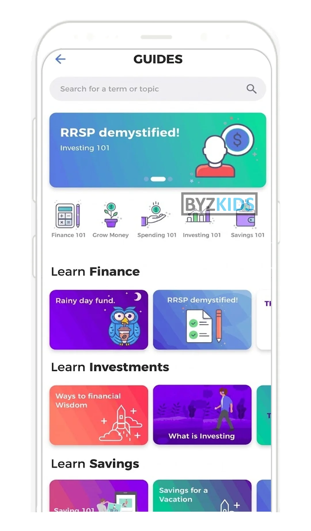 Chango app screen