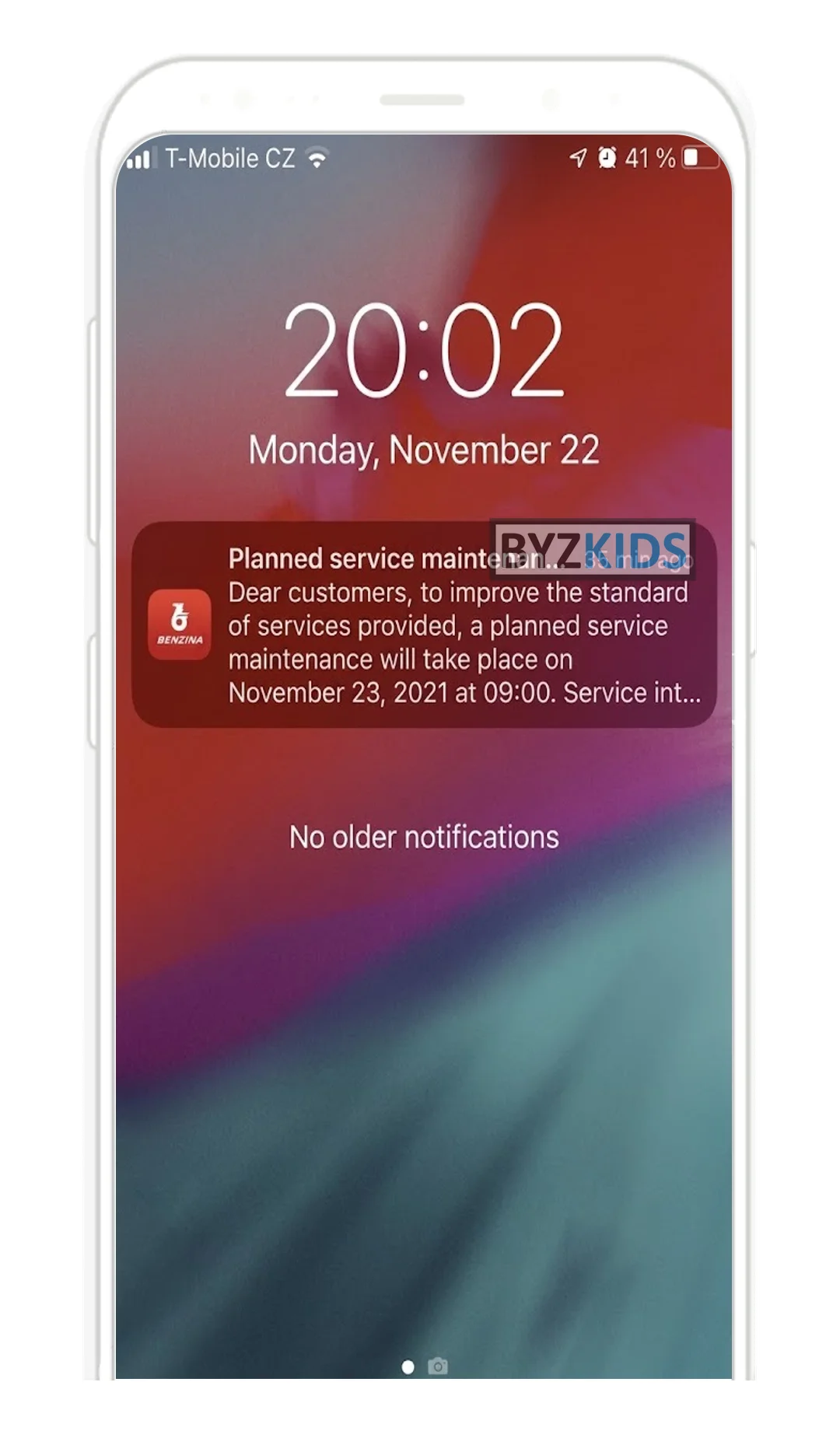 Benzina App app screen