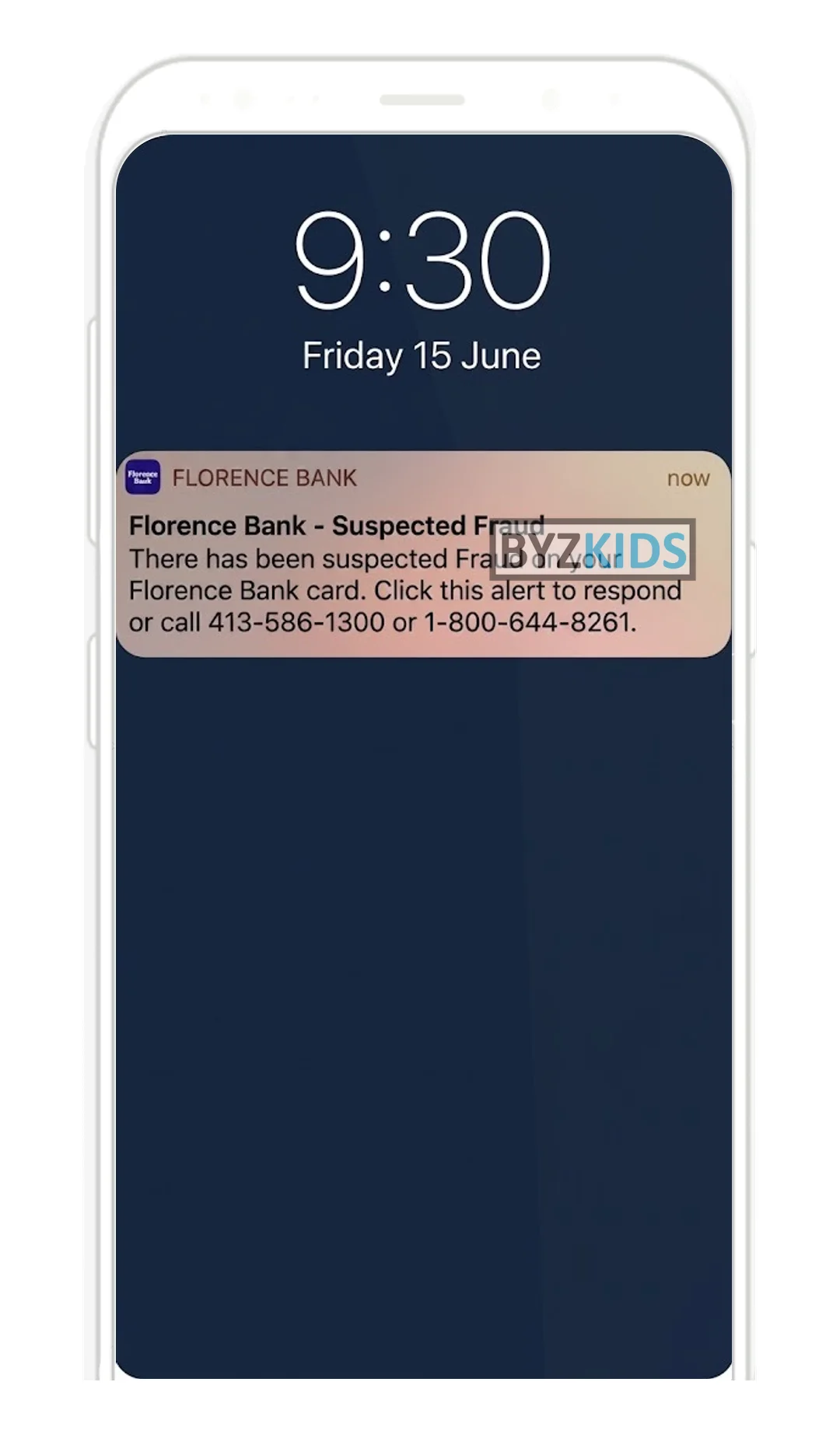 Florence Bank Mobile: Real-time fraud alert with in-app response