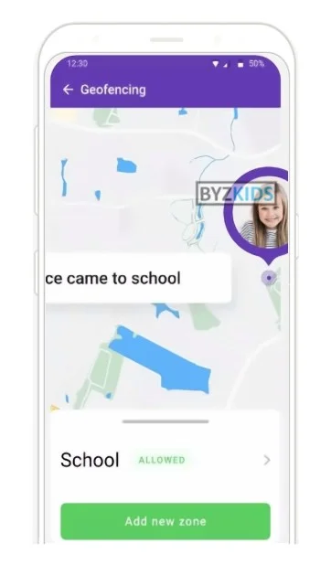 Kidgy app screen
