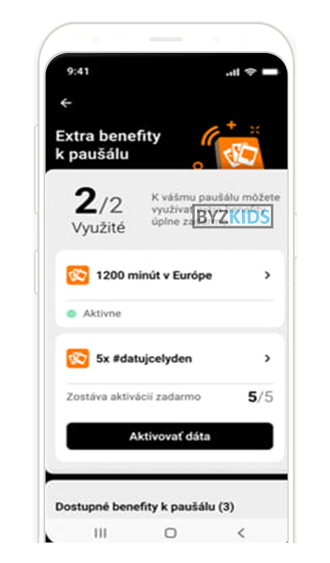 Môj Orange: Flexible monthly loyalty tier benefit selection