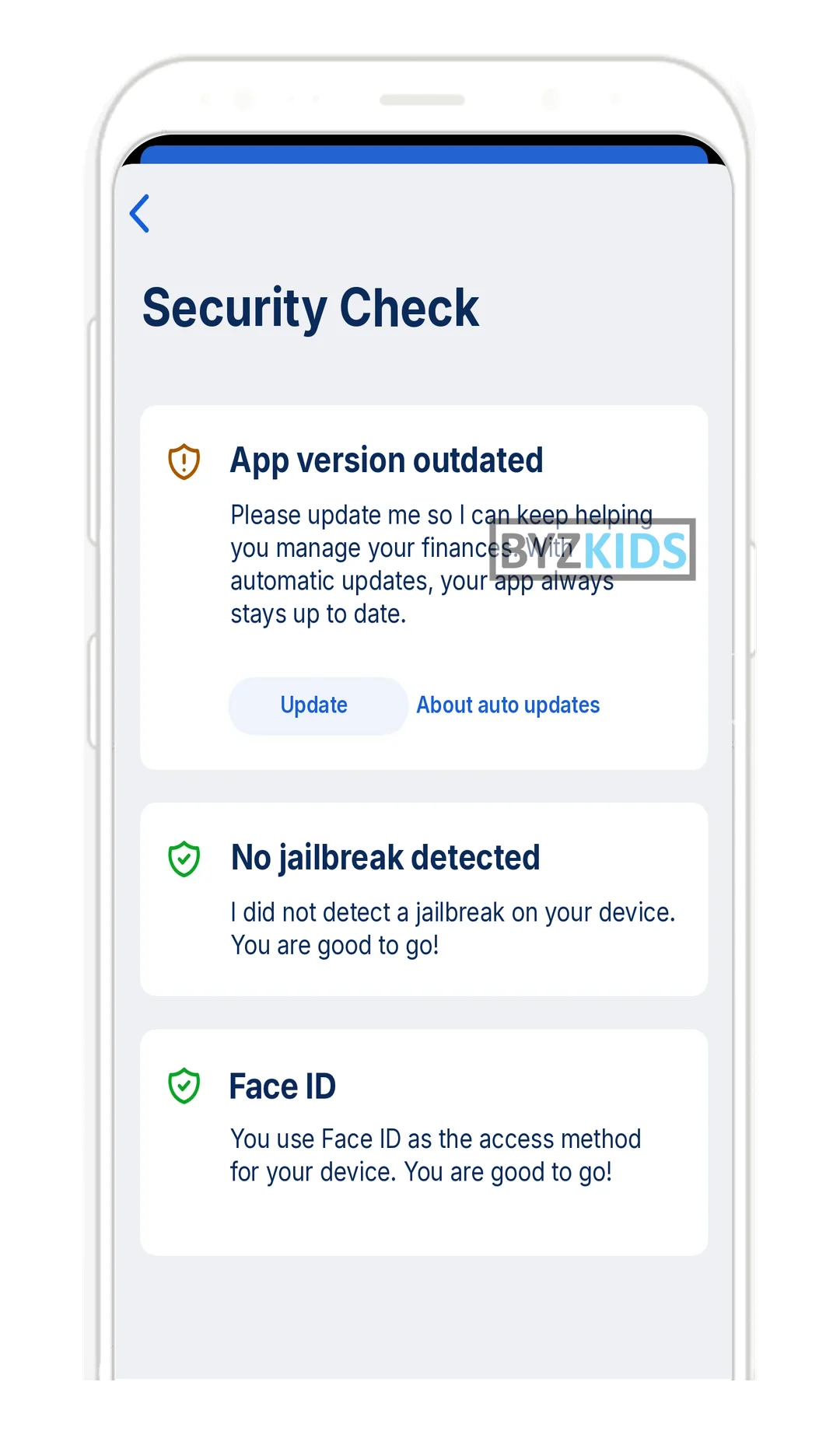 George: In-app device security audit with instant remediation